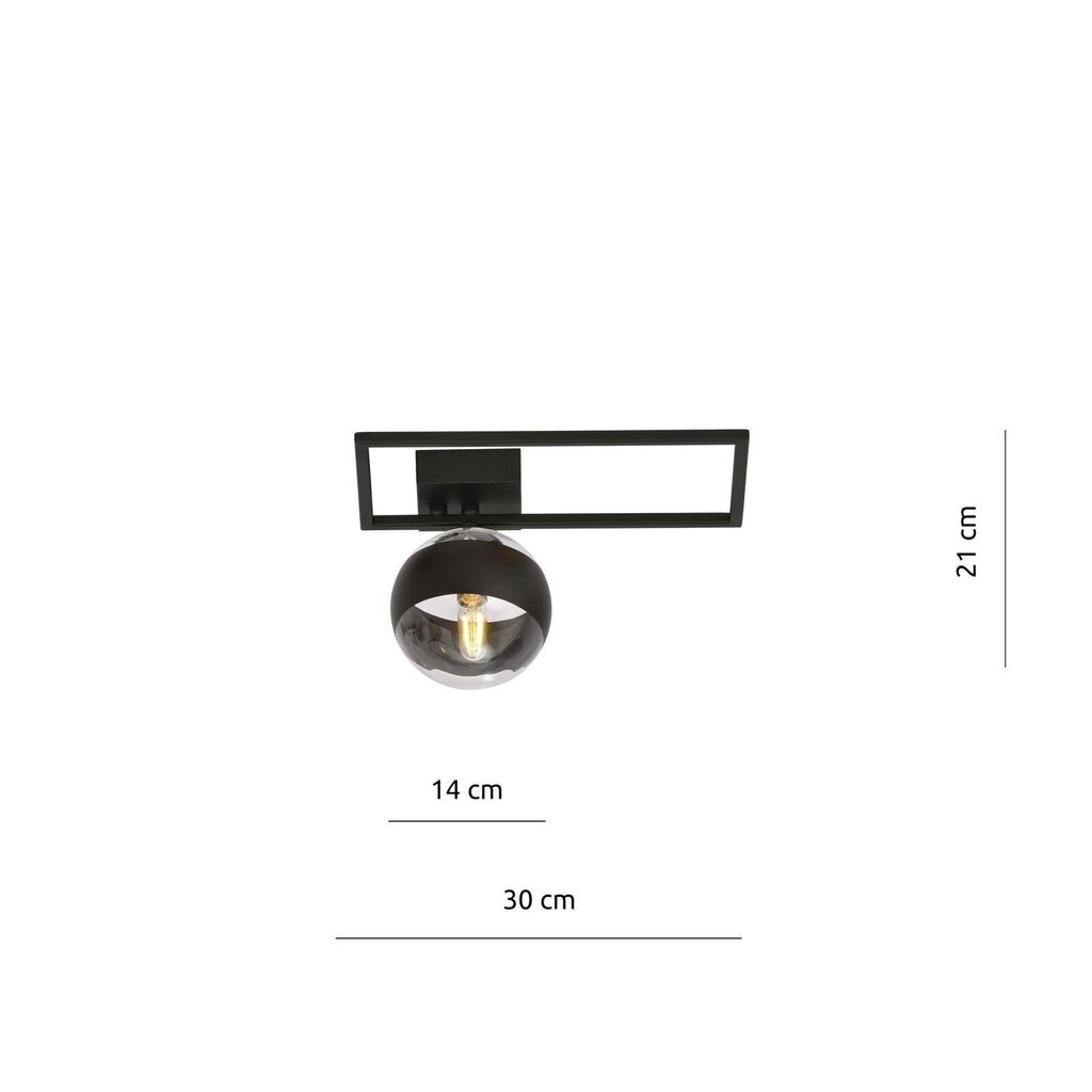 Emibig valgusti Imago 1D Black/Stripe hind ja info | Laelambid | hansapost.ee