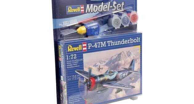 Revell - P-47M Thunderbolt Model Set, 1/72, 63984 hind ja info | Klotsid ja konstruktorid | hansapost.ee