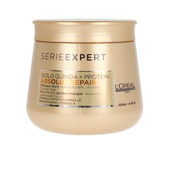 Taastav juuksemask L'Oreal Professionnel Serie Expert Absolut Repair Gold Quinoa + Protein 250 ml hind ja info | Juuksemaskid, õlid ja seerumid | hansapost.ee