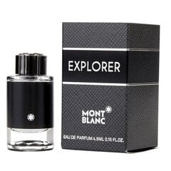 Ароматная вода для мужчин Explorer - Mont Blanc miniatura EDP 4,5 мл цена и информация | Мужские духи | hansapost.ee