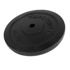 Весовой диск Tunturi 15 кг, чугун цена и информация | Гантели, гири, штанги | hansapost.ee