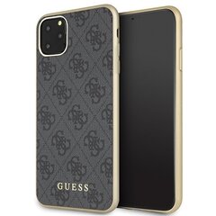 Telefoni ümbris Guess 4G Collection, iPhone 11 Pro Max jaoks, hall цена и информация | Чехлы для телефонов | hansapost.ee