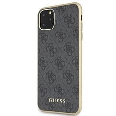 Telefoni ümbris Guess 4G Collection, iPhone 11 Pro Max jaoks, hall цена и информация | Чехлы для телефонов | hansapost.ee