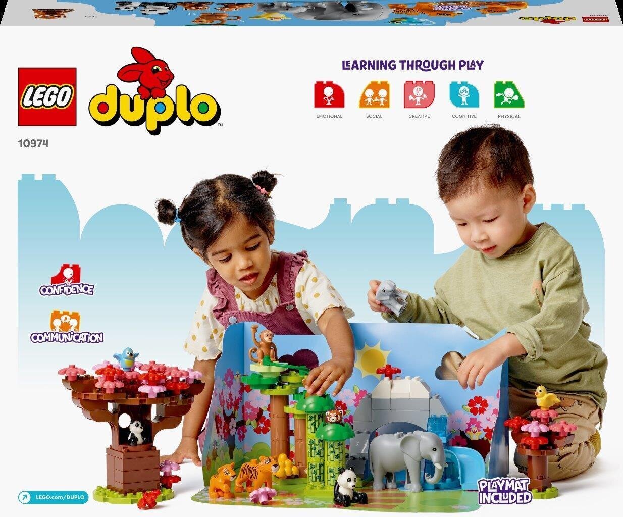 10975 LEGO® DUPLO Maailma metsloomad цена и информация | Klotsid ja konstruktorid | hansapost.ee