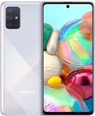 Mobiiltelefon Samsung Galaxy A71 128GB, Dual SIM, Hõbedane hind ja info | Telefonid | hansapost.ee