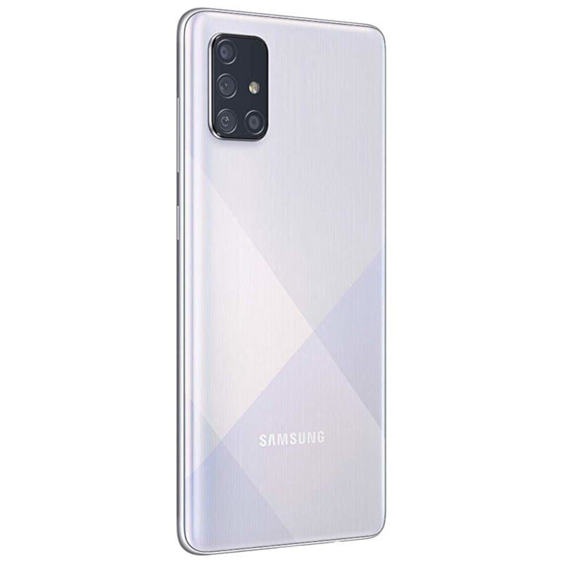 Mobiiltelefon Samsung Galaxy A71 128GB, Dual SIM, Hõbedane hind ja info | Telefonid | hansapost.ee