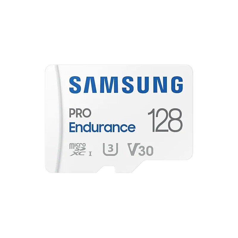 Samsung Pro Endurance 128 GB microSDXC™ kaart + SD-adapter (MB-MJ128KA/EU) цена и информация | Mälukaardid mobiiltelefonidele | hansapost.ee