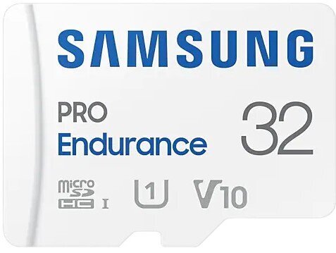 Samsung Pro Endurance 32GB microSDXC™ kaart + SD-adapter (MB-MJ32KA/EU) hind ja info | Mälukaardid mobiiltelefonidele | hansapost.ee