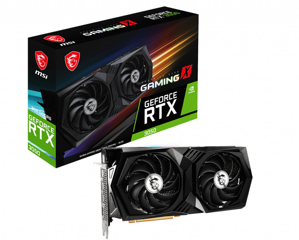 MSI GeForce RTX 3050 X 8G Nvidia цена и информация | Videokaardid | hansapost.ee