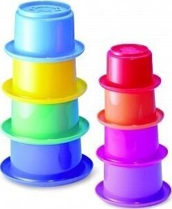 Vannimänguasi Värvilised tassid Infantino, GXP-659027 hind ja info | Beebide mänguasjad | hansapost.ee