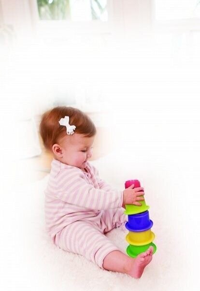 Vannimänguasi Värvilised tassid Infantino, GXP-659027 hind ja info | Beebide mänguasjad | hansapost.ee