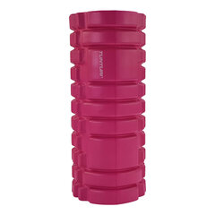 Массажный тренировочный цилиндр Tunturi Yoga 33 см, розовый цена и информация | Аксессуары для массажа | hansapost.ee