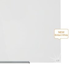 Стеклянная белая магнитная доска Glass Nobo Widescreen 57 цена и информация | Канцелярские товары | hansapost.ee