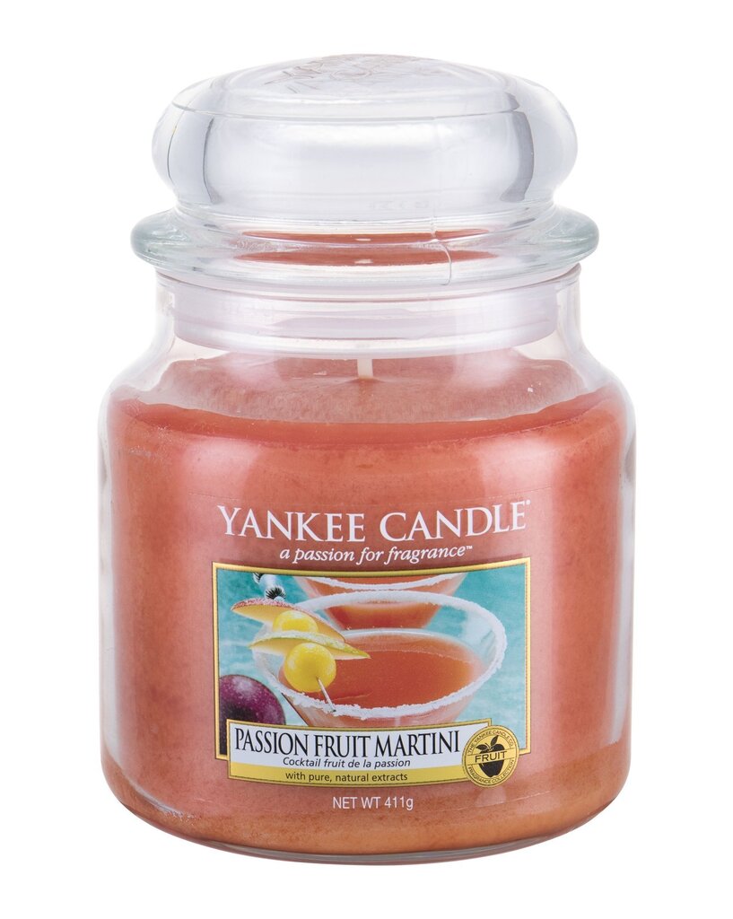 Lõhnaküünal Yankee Candle Passion Fruit Martini 411 g цена и информация | Küünlad, küünlajalad | hansapost.ee