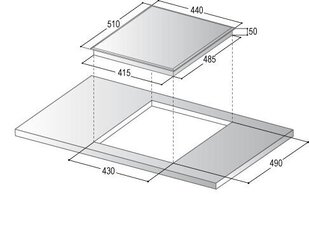 Fabita BIM430W hind ja info | Pliidiplaadid | hansapost.ee