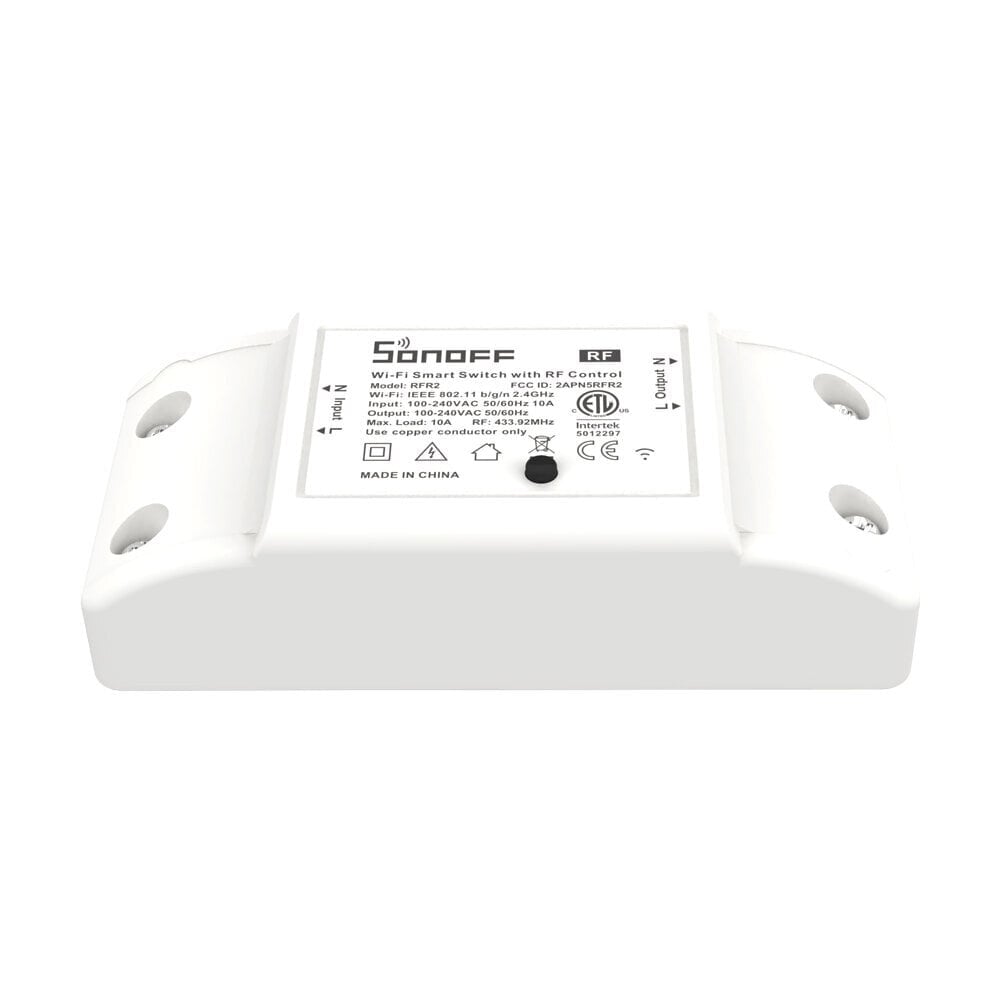 Sonoff WiFi + RF 433, RF R2 nutikas lüliti hind ja info | Valvesüsteemid, kontrollerid | hansapost.ee
