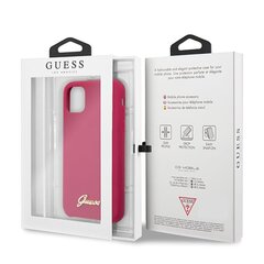 Жесткий чехол Guess GUHCN65LSLMGRE  для iPhone 11 Pro Max с логотипом Vintage Gold, красный цена и информация | Чехлы для телефонов | hansapost.ee