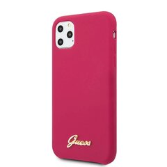 Guess iPhone 11 Pro Max GUHCN65LSLMGRE red hard case Vintage Gold Logo hind ja info | Telefonide kaitsekaaned ja -ümbrised | hansapost.ee