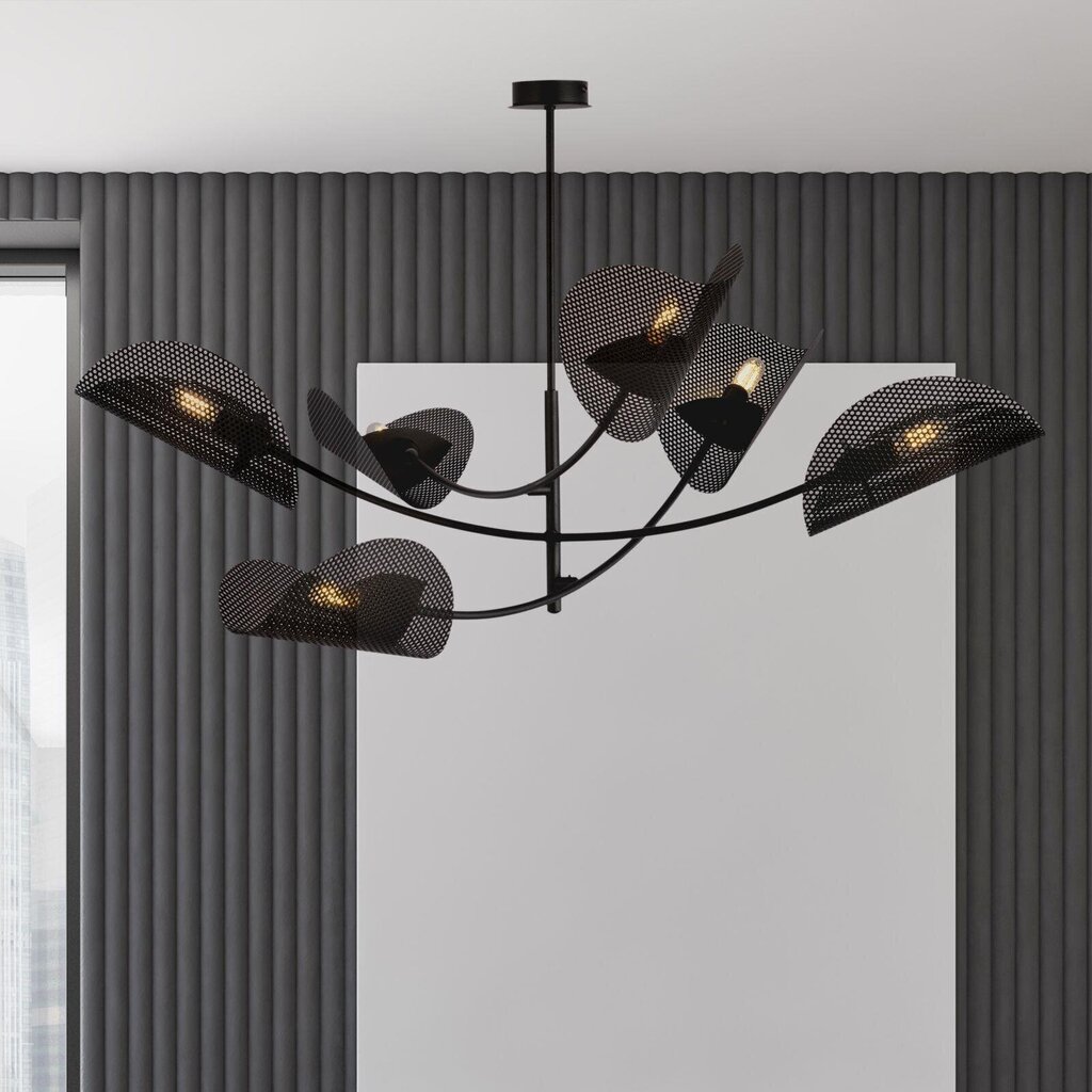 Lamp Emibig Gladio 6 Black цена и информация | Rippvalgustid | hansapost.ee