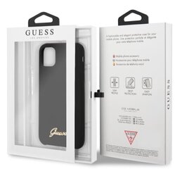 Guess Silicone Vintage Cover for Apple iPhone 11 Pro Black price and information | Phone protective covers and cases | hansapost.ee