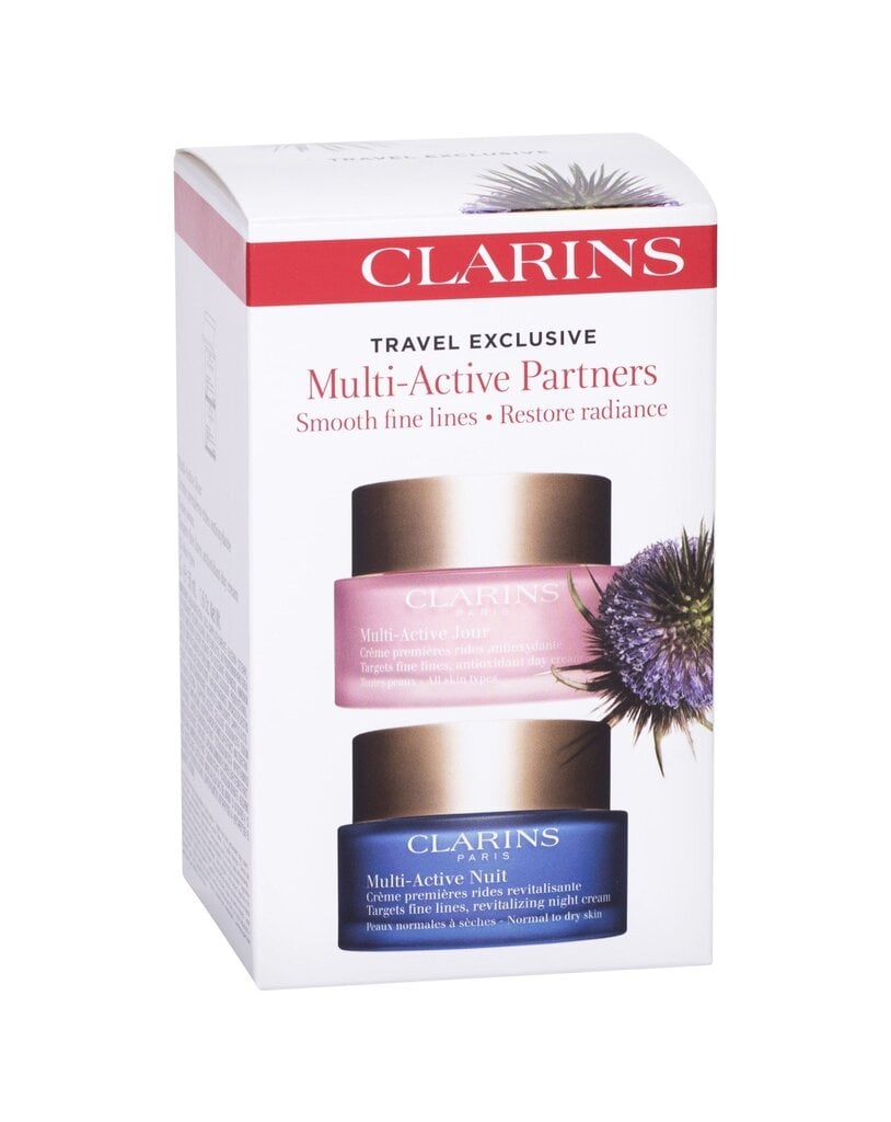 Komplekt Clarins Multi Active: päevakreem, 50 ml + öökreem, 50 ml цена и информация | Näokreemid | hansapost.ee