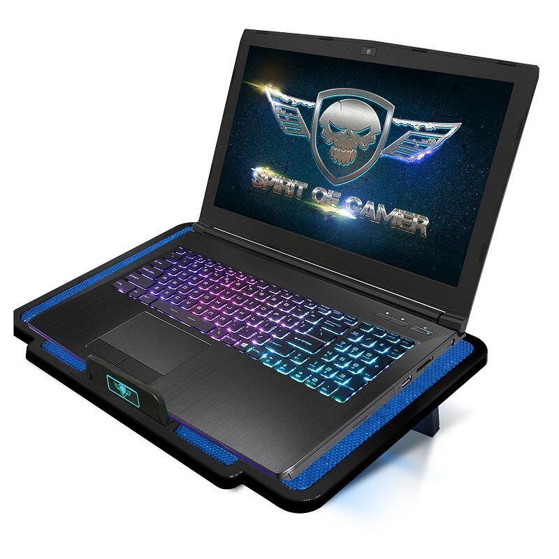Spirit Of Gamer Cooling Pad Airblade 100 Blue hind ja info | Sülearvuti tarvikud | hansapost.ee