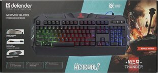 Клавиатура Defender, Werewolf GK-120DL цена и информация | Клавиатуры | hansapost.ee