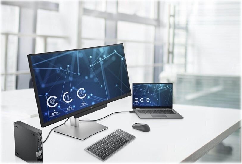 LCD monitor|DELL|P3421W|34"|Business/Curved/21 : 9|Panel IPS|3440x1440|21:9|60Hz|Matt|8 ms|Swivel|Reguleeritav kõrgus|Kallutus|Värv hõbedane|210-BDDU цена и информация | Monitorid | hansapost.ee