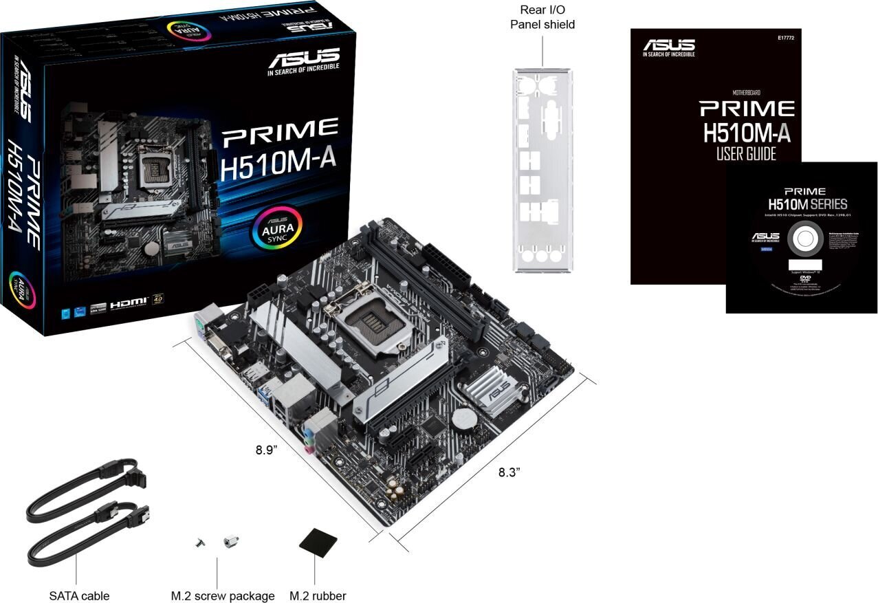 Asus PRIME H510M-A hind ja info | Emaplaadid | hansapost.ee