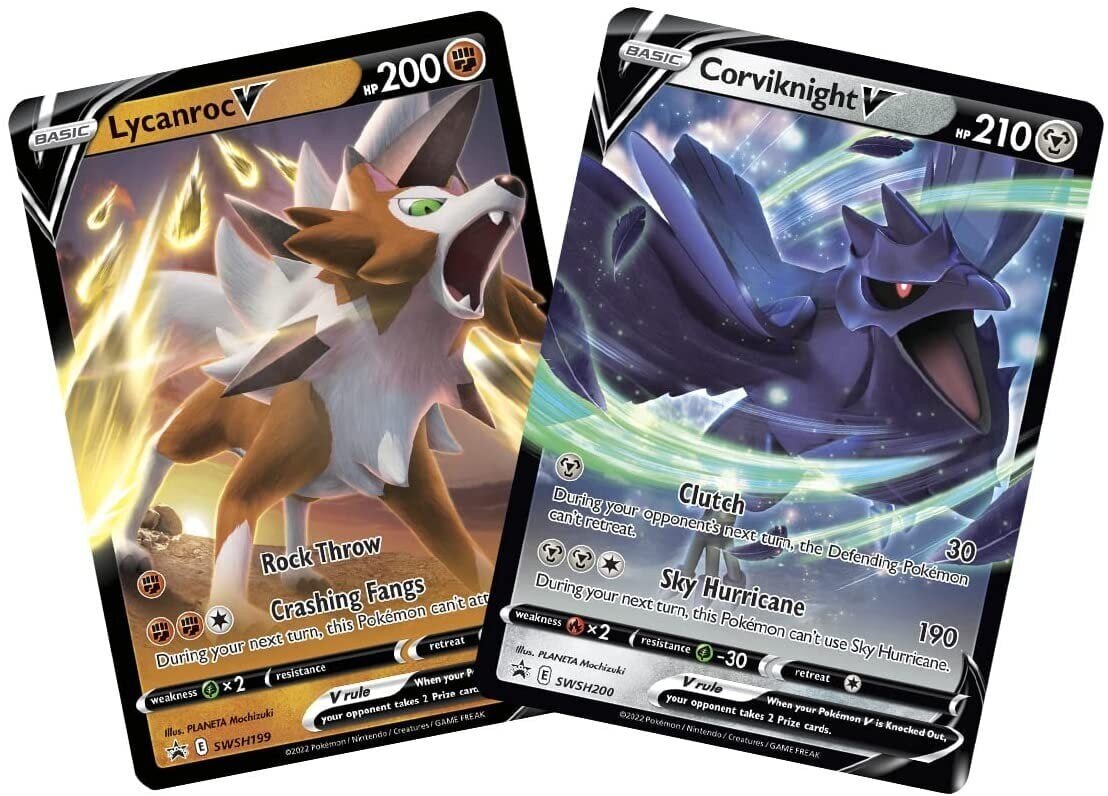 Карточная игра Pokemon TCG - Lycanroc vs. Corviknight V Battle Deck Bundle  цена | hansapost.ee