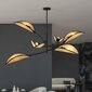 Emibig valgusti Lotus 6 Black/Rattan цена и информация | Rippvalgustid | hansapost.ee