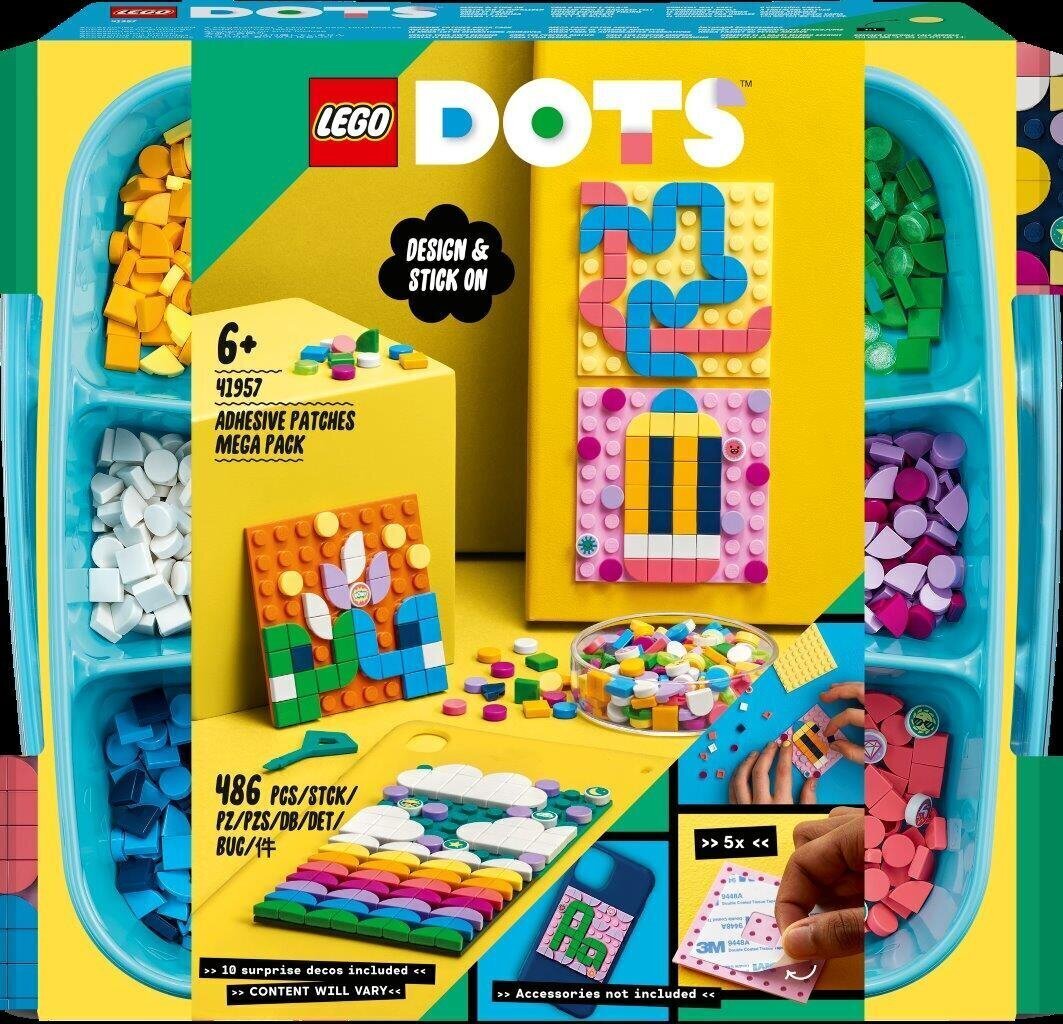 41957 LEGO® DOTS Megapakk isekleepuvate osadega цена и информация | Klotsid ja konstruktorid | hansapost.ee