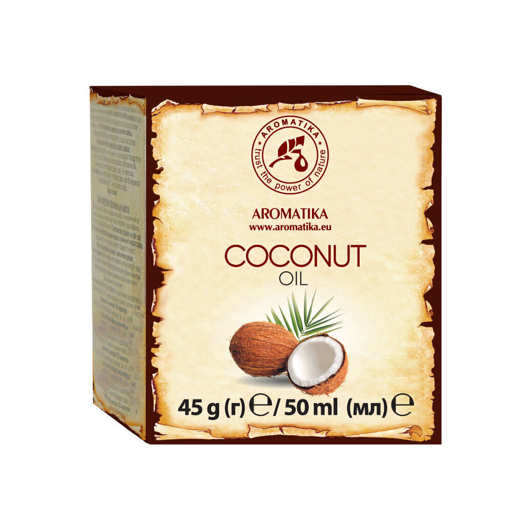 Naturaalne taimne kookosõli Aromatika, 50 ml цена и информация | Kosmeetilsed ja eeterlikud õlid | hansapost.ee