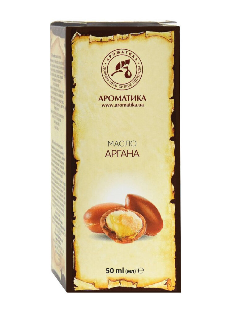 Looduslik taimne argaaniaõli Aromatika, 50 ml hind ja info | Kosmeetilsed ja eeterlikud õlid | hansapost.ee