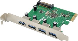 Kontroler ProXtend PCIe 2.0 x1 - 4x USB 3.0 (PX-UC-86260) hind ja info | ProXtend Arvutid ja IT- tehnika | hansapost.ee