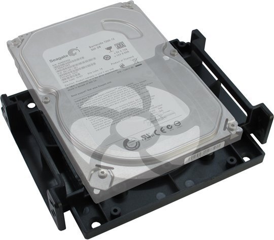 Inter-Tech HDD-/SSD-mounting frame 5.25" to 1x2.5" / 1x3.5", 12cm (88885214) цена и информация | Arvutikomponentide tarvikud | hansapost.ee