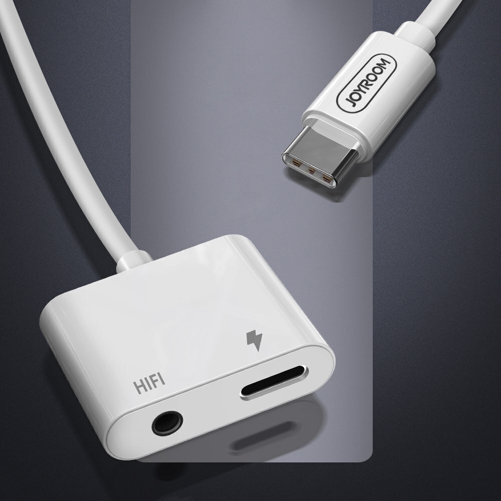 Adapter Joyroom, USB-C - USB-C / 3.5mm mini jack цена и информация | Mobiiltelefonide kaablid | hansapost.ee