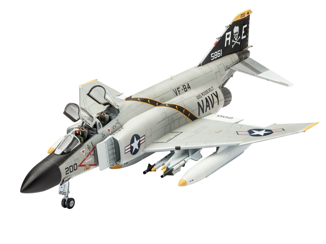 Lennuk F-4J Phantom US Navy цена и информация | Mänguasjad poistele | hansapost.ee