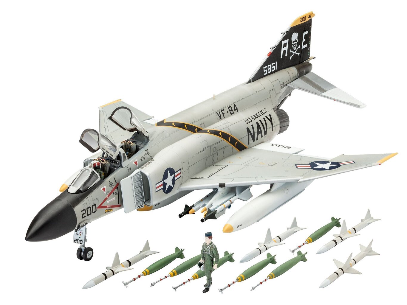 Lennuk F-4J Phantom US Navy hind ja info | Mänguasjad poistele | hansapost.ee