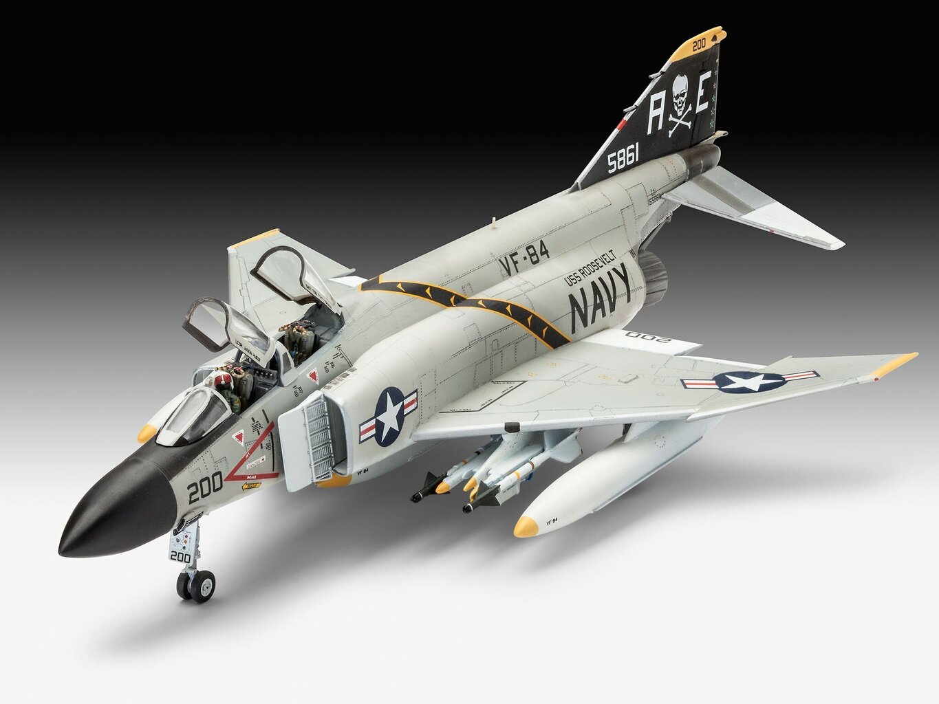 Lennuk F-4J Phantom US Navy цена и информация | Mänguasjad poistele | hansapost.ee