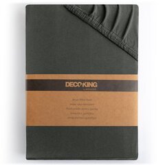 Kummiga voodilina DecoKing jersey Amber Dimgray, 140x200 cm цена и информация | Простыни | hansapost.ee