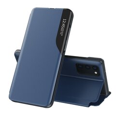 Telefoniümbris Eco Leather View Samsung Galaxy A12, sinine hind ja info | Telefonide kaitsekaaned ja -ümbrised | hansapost.ee
