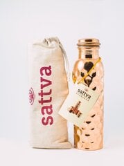 Медная бутылка для питья Sattva Ayurveda „Алмаз“, 950 мл цена и информация | Фляги для воды | hansapost.ee