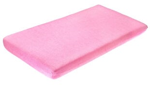 Простыня с резинкой Frotte, розовая, 120x60, Sensillo, 2145 цена и информация | Сетки для кроватей | hansapost.ee