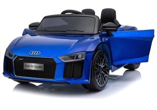 Электрический спортивный автомобиль для детей Audi R8 Spyder, синий цена и информация | Электромобили для детей | hansapost.ee