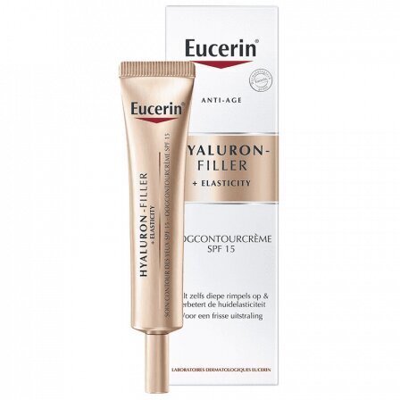 Silmakreem Eucerin Hyaluron-Filler SPF15, 15 ml hind ja info | Silmakreemid ja seerumid | hansapost.ee