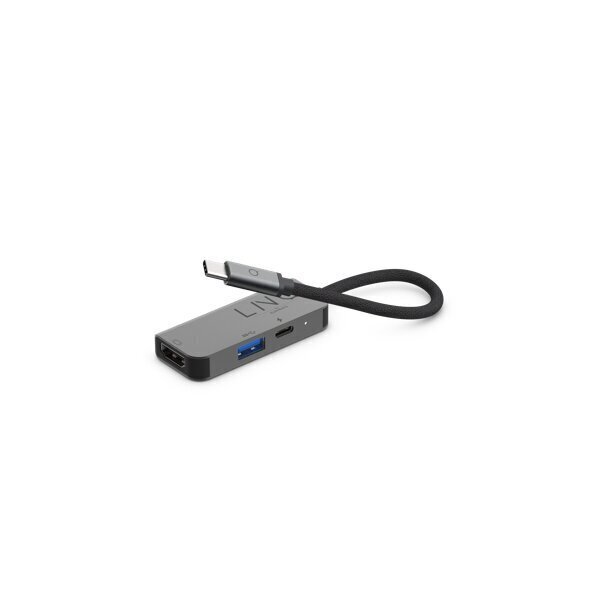 linq LQ48000 3in1 USB-C multiport jaotur hind ja info | USB adapterid ja jagajad | hansapost.ee