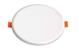 Безрамный встраиваемый светодиодный круглый светильник 10W, 125 мм, теплый белый (3000K) цена и информация | Монтируемые светильники, светодиодные панели | hansapost.ee