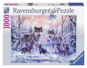 Пазл Ravensburger 1000 шт Арктические волки цена и информация | Пазлы | hansapost.ee