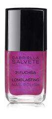 <p>Лак для ногтей Gabriella Salvete Longlasting Enamel 11 мл, 31 Fuchsia</p>
 цена и информация | Лаки для ногтей, укрепители для ногтей | hansapost.ee